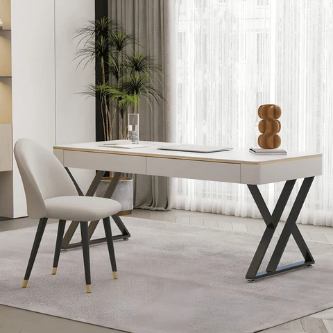 KC-0249 Metal Çalışma Masası Modern Tasarım Ofis Masası