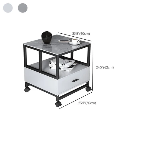 ZGN09079 Modern MDF Çekmeceli Yan Sehpa