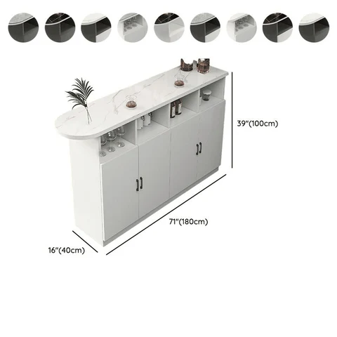 BRM86434 Modern MDF Tabla Ahşap Tabanlı Bar Masası