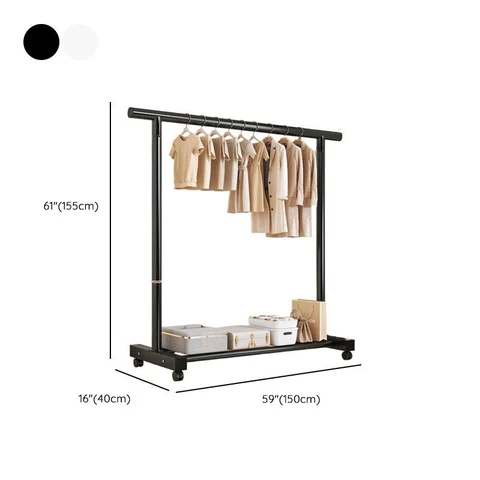 KC-0141 Minimalist Portmanto, Çelik İskeletli Askılık, 1 Raflı