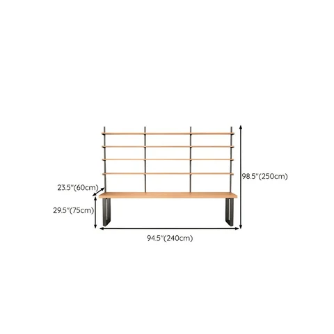 ÇLM57705 Modern Ahşap Çalışma Masası