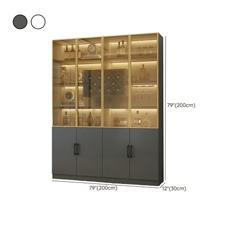 KC-0163 MDF ve Metal Ayaklı Şaraplık ve Kitaplık Özelleştirilebilir