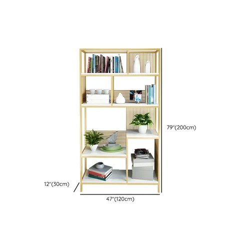 KC-0226 Antik Kitaplık Metal Kitap Rafı MDF