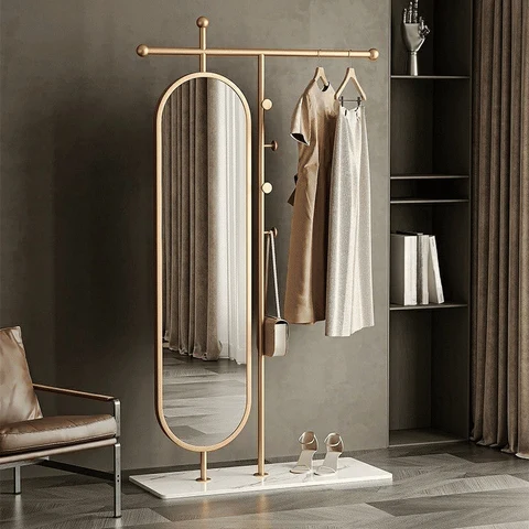 KC-0148 Metal Aynalı ve Askılı Ayaklı Vestiyer
