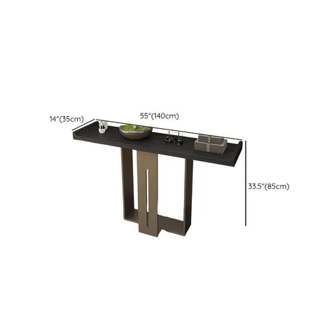 KC-0200 Modern Konsol Masası, Ahşap MDF Geometrik Ayaklı Tasarım