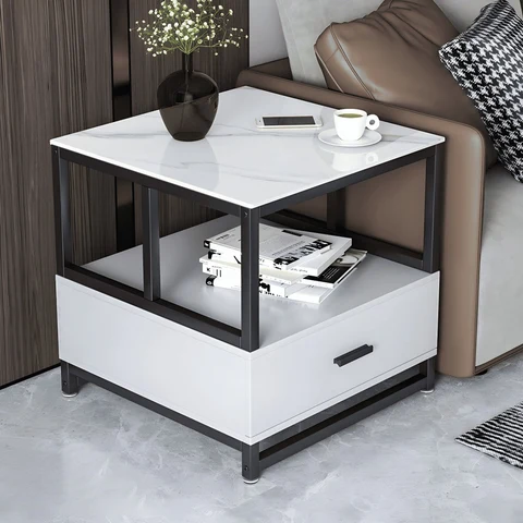 ZGN09079 Modern MDF Çekmeceli Yan Sehpa