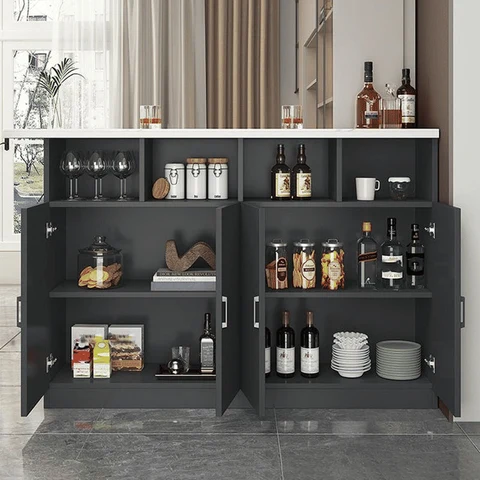 BRM86434 Modern MDF Tabla Ahşap Tabanlı Bar Masası