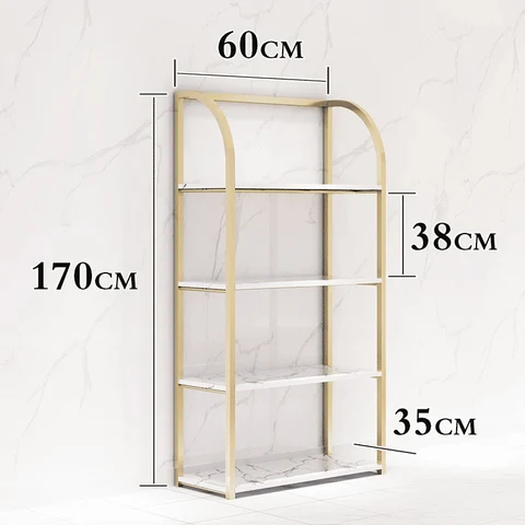 MĞZ4243 Modern Ayaklı Metal Ayarlanabilir Konfeksiyon Askılık Standı