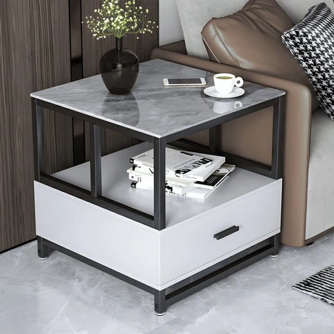 ZGN09079 Modern MDF Çekmeceli Yan Sehpa