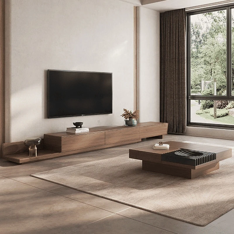 KTV-016 Modern Dikdörtgen TV Sehpası Ahşap 3 Çekmeceli 330 cm