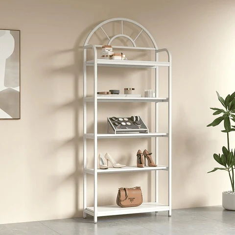 KC-0164 Modern Tasarım Açık Depolamalı Ahşap Raflı Teşhir Standı