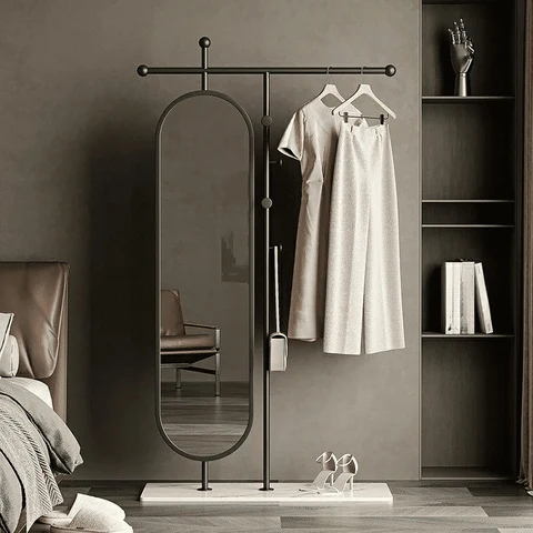 KC-0148 Metal Aynalı ve Askılı Ayaklı Vestiyer