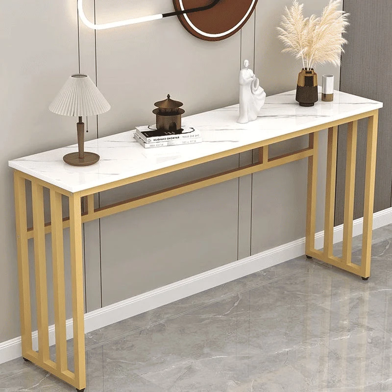 KC-0215 MDF Konsol Masası, Tasarım, Dikdörtgen, Metal Ayaklı Dresuar
