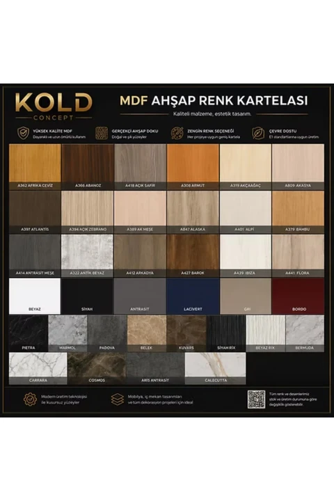 ÇLM4507 Modern Dikdörtgen Çalışma Masası Ahşap Metal Kızak Ayaklı