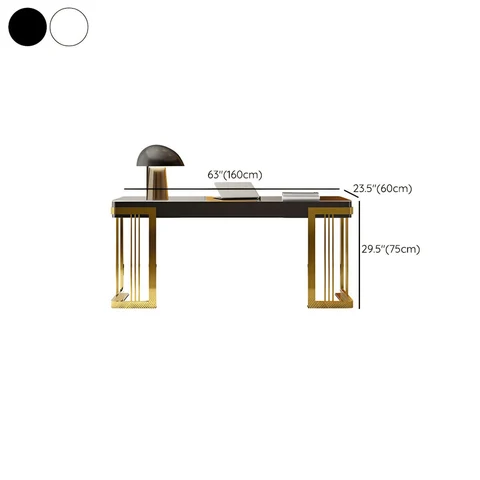 KC-0244 Tasarım Metal Ayaklı Çalışma Masası, Dikdörtgen Ofis Masası