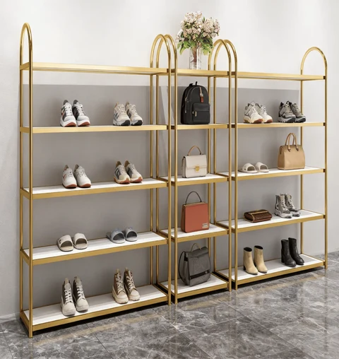 STD4068 Modern Duvara Monte Metal Ayakkabı Çanta Ürün Standı