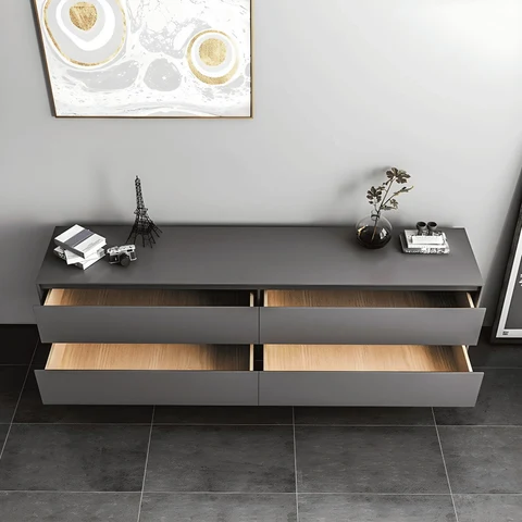 KNS30311 Modern MDF Tablalı Konsol Büfe