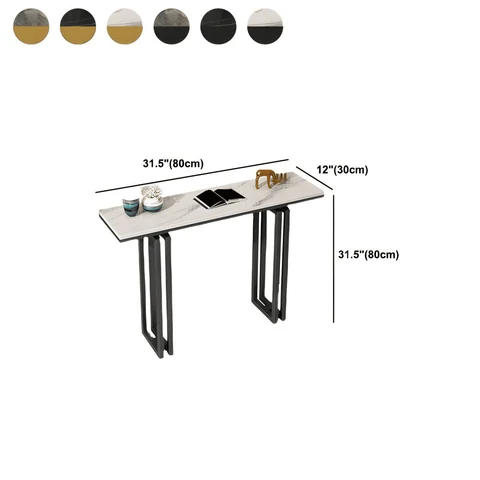 KC-0210 Modern MDF Üstlü Demir Ayaklı Hol Konsol Masası Dresuar