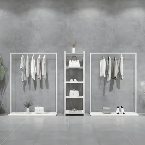 KC-0144 Modern Mağaza ve Askılık Vitrin Standı