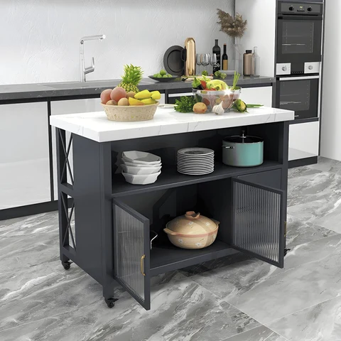 ADA68040 Modern MDF Mutfak Servis Adası