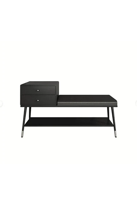 PTM8716 Siyah Metal Ayakkabılık 100x35x47 cm