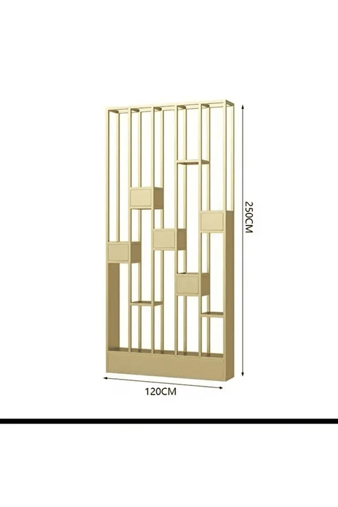 SPR486 Siyah Metal Seperatör 120x20x250 cm