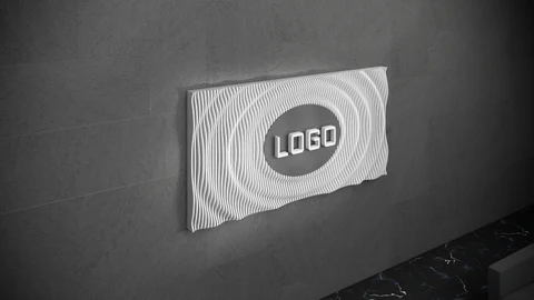 KC-078 Dalgalı Ahşap Duvar Dekoru – 3D Sanatsal İç Mekân & Logo Tasarımı