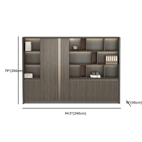 Modern Ahşap Aydınlatmalı Saklama Dolabı SKU9407535