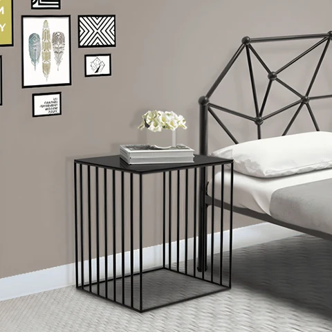Glam Açık Depolamalı Metal Komodin SKU2827996