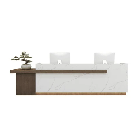 Modern Ahşap Resepsiyon Masası SPU21837815