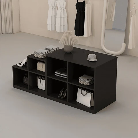 Modern Sade Ahşap Teşhir Masası SKU9464465