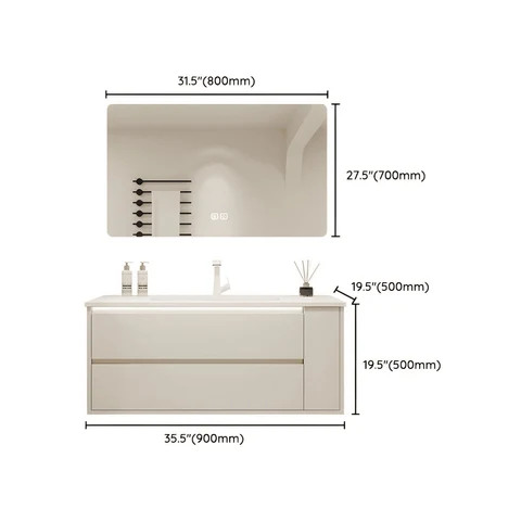 Modern Duvara Monte Banyo Dolabı SKU4204818