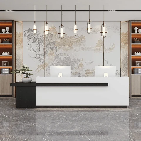 Modern Ahşap Resepsiyon Masası SPU21837815