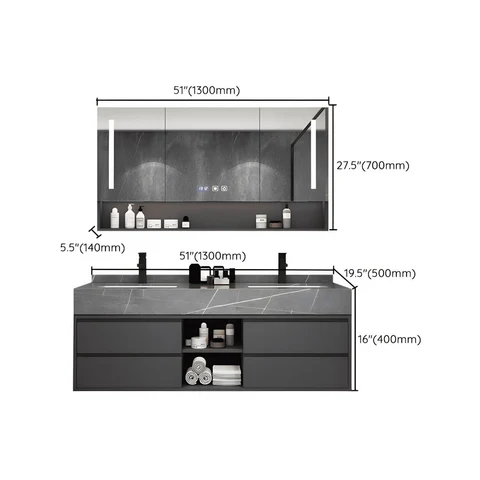 Modern Ahşap Banyo Dolabı SKU4152557