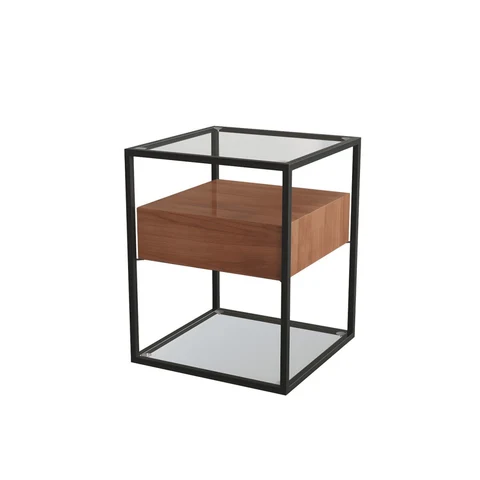 Modern Cam Tablalı Komodin SKU3080161