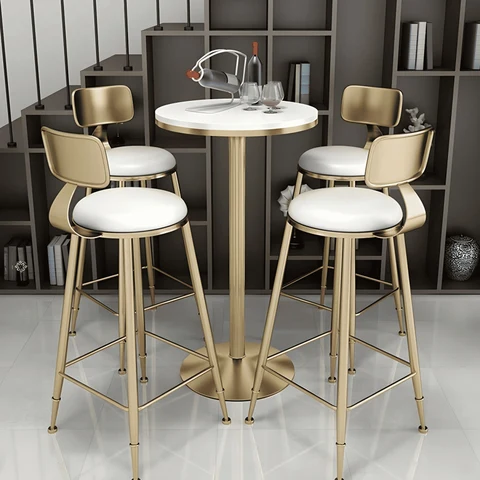 Modern Mermer Bar Masası