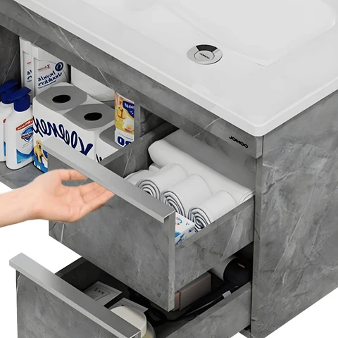 Modern Duvara Monte Banyo Dolabı SKU5831938