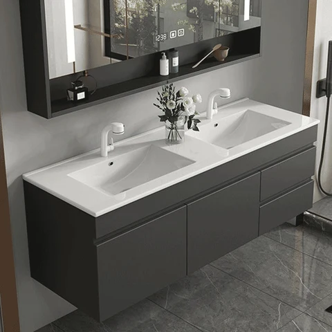Modern Ahşap Banyo Dolabı Seti SKU8489740