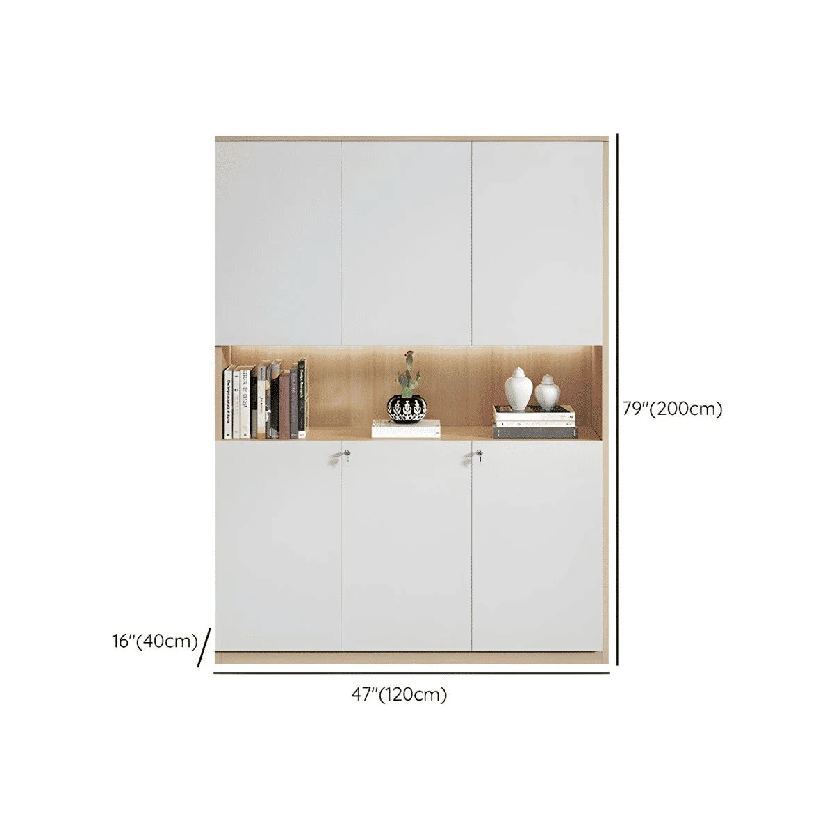 Modern Ahşap Dosya Dolabı SKU4368635