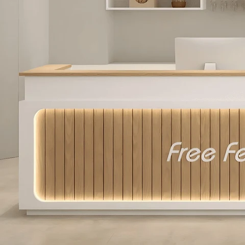 Modern Ahşap Resepsiyon Bankosu SPU: 21844217