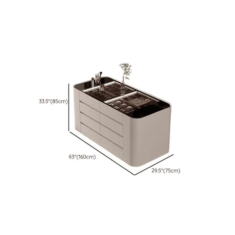 Modern Bej Ahşap Takı Dolabı SKU9104401