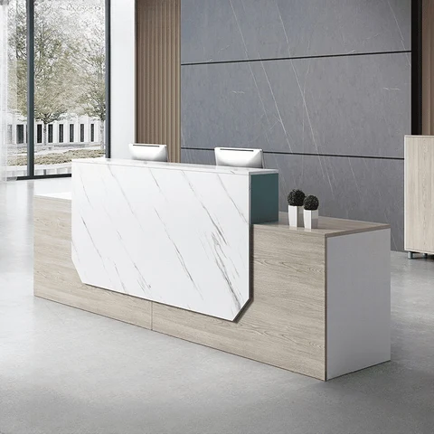 Modern Ahşap Karşılama ve Danışma Masası SKU8344215