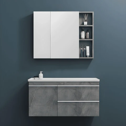 Modern Duvara Monte Banyo Dolabı SKU5831938