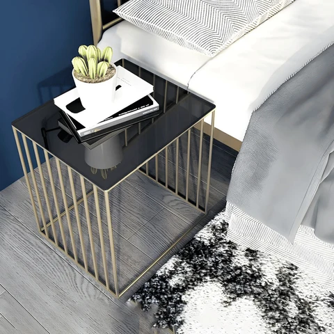 Glam Açık Depolamalı Metal Komodin SKU2827996