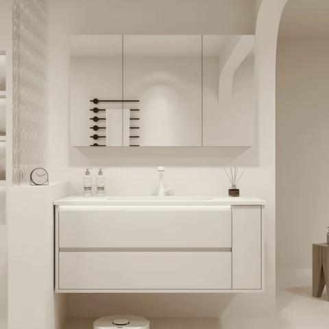 Modern Duvara Monte Banyo Dolabı SKU4204818