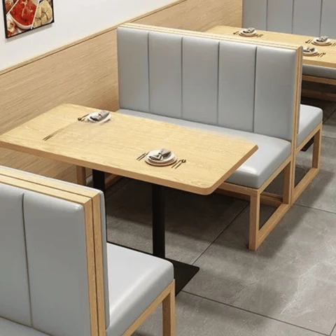 Modern Gri Deri Sırtlı Tek Taraflı Loca Koltuğu 2206685603