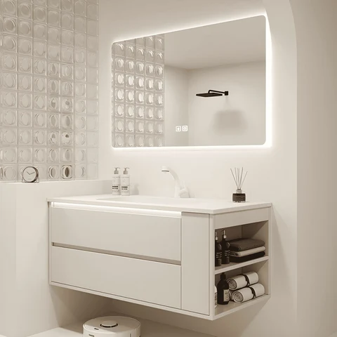 Modern Duvara Monte Banyo Dolabı SKU4204818