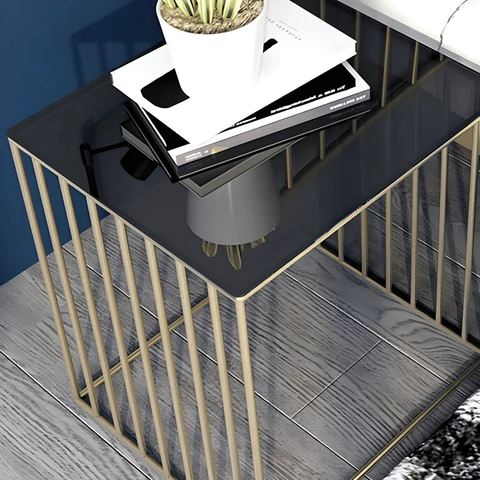 Glam Açık Depolamalı Metal Komodin SKU2827996