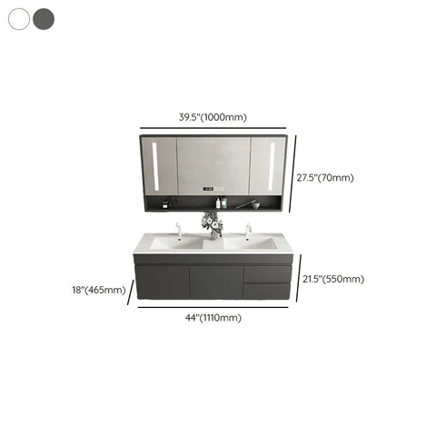 Modern Ahşap Banyo Dolabı Seti SKU8489740