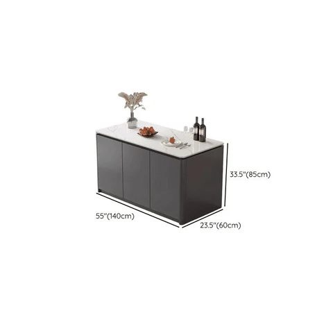Modern Beyaz Taş Tezgahlı Mutfak Adası SKU9266691